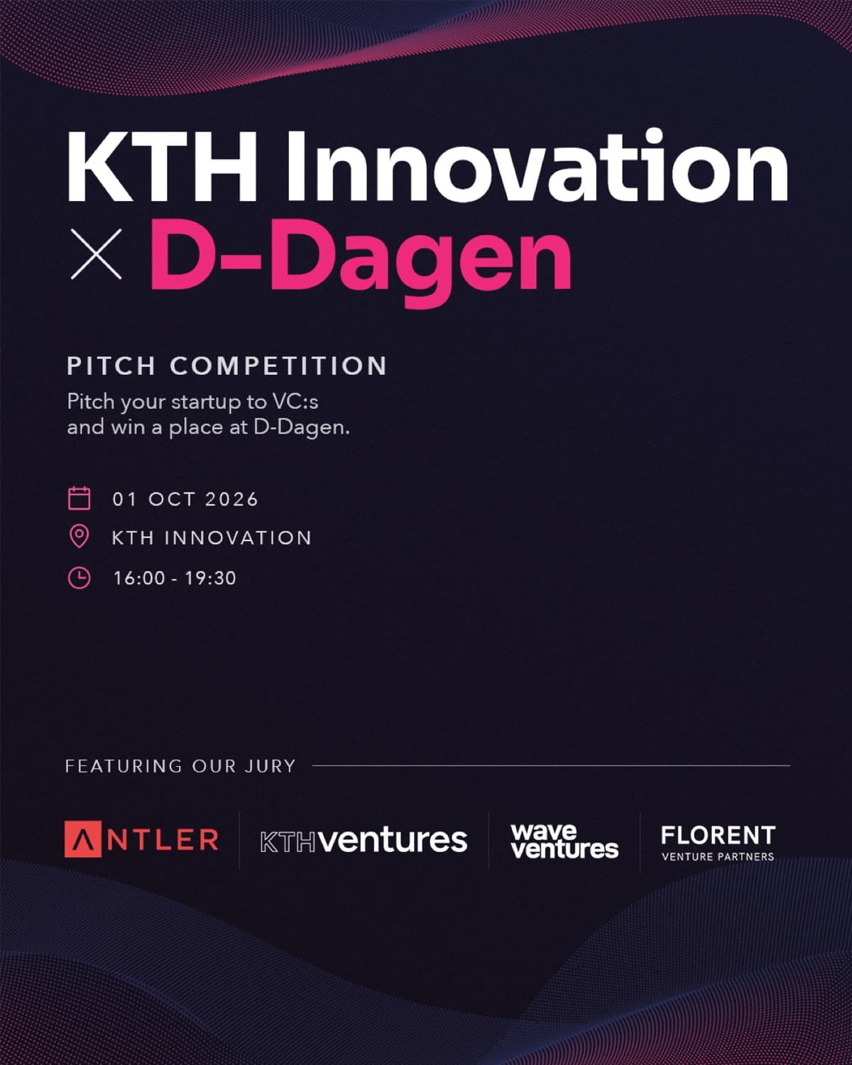 D-Dagen x KTH Innovation: Pitch Competition